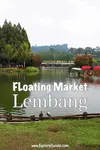 Come and enjoy the cool atmosphere of Lembang, stroll along the park, experience the culinary adventure and play some games at Floating Market Lembang Bandung.