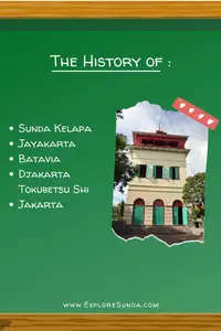 Discover the fascinating Jakarta's name changing through time, from a busy seaport of Sunda Kelapa to the VOC settlement in Batavia until it becomes Jakarta today.