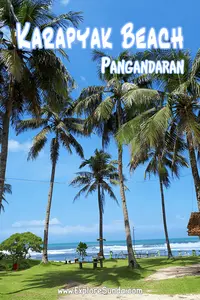 Karapyak beach is only 20 km away from Pangandaran, but it definitely has a different scenery, which makes Karapyak a perfect destination for one day excursion.