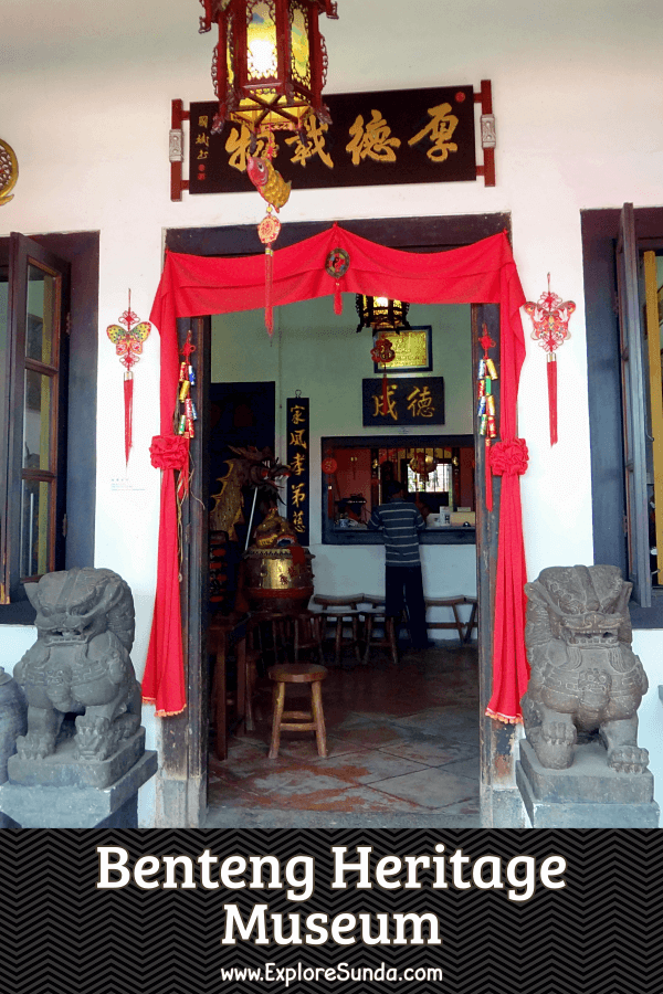 Visit Benteng Heritage Museum at the old town of Tangerang and see the history and culture of China Benteng, the Chinese Indonesian who live in Tangerang | #ExploreSunda #BentengHeritageMuseum