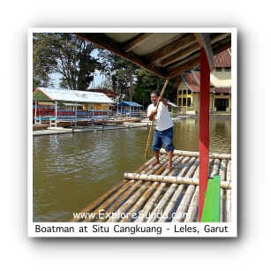 A Boatman at Situ Cangkuang - Leles, Garut