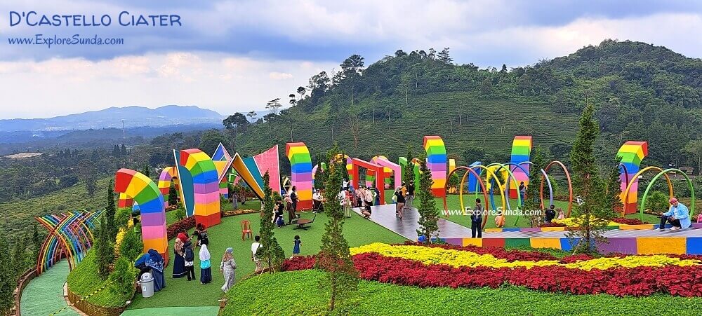 The backyard of the D'Castello's second castle are vibrant!