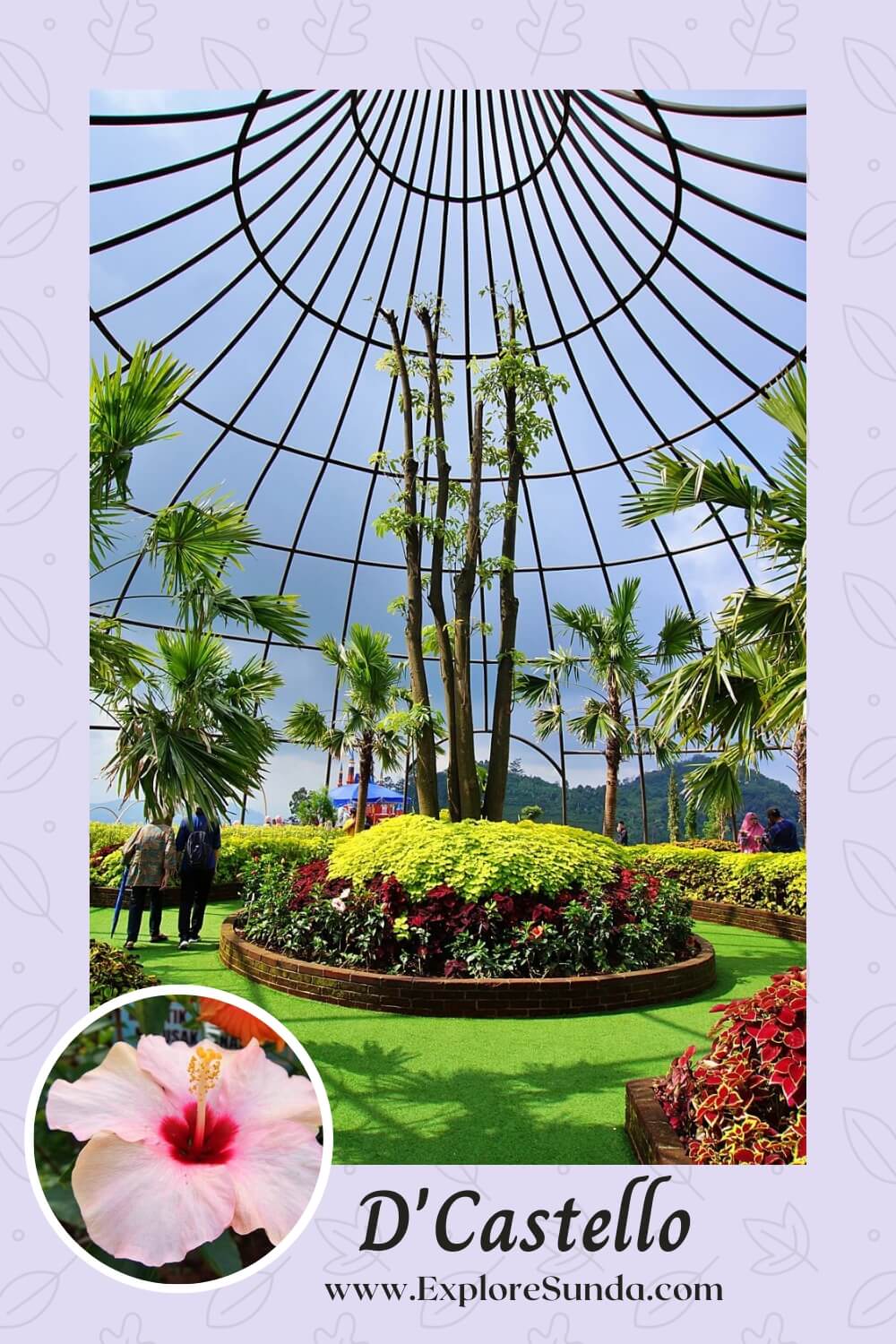 D'Castello with its two castles, charming gardens, and striking view of the mountains attracts a flock of tourists from near and far. | #D'Castello #ExploreSunda.com