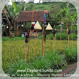 A Scarecrow at Floating Market Lembang A Scarecrow at Floating Market Lembang