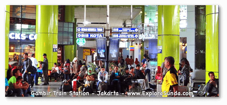 Gambir train station in Jakarta. Gambir train station in Jakarta.