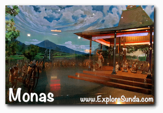 Diorama of The Pledge of Palapa (1331AD), one of the National History Museum display in Monas, Jakarta. Diorama of The Pledge of Palapa (1331AD), one of the National History Museum display in Monas, Jakarta.