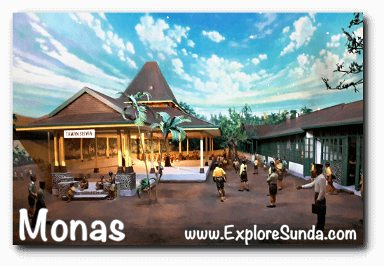 Diorama of Taman Siswa (founded on July 3, 1922), one of the National History Museum display in Monas, Jakarta. Diorama of Taman Siswa (founded on July 3, 1922), one of the National History Museum display in Monas, Jakarta.