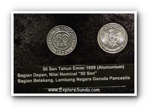 Numismatic collection of Museum Bank Indonesia.