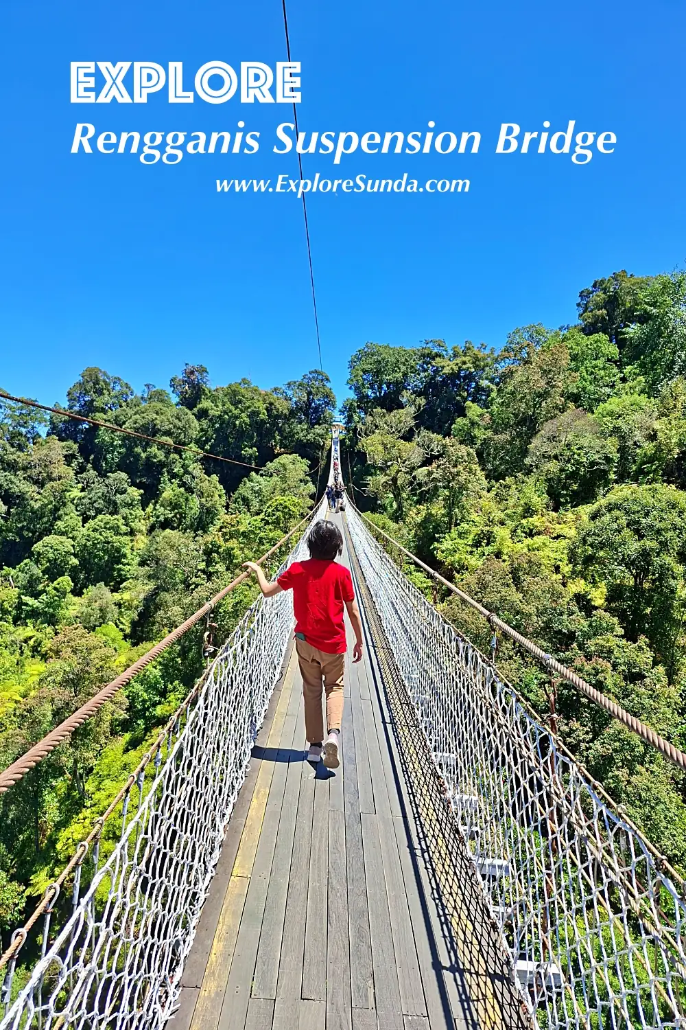 Step onto Rengganis Suspension Bridge and take in the breathtaking landscape and an exhilarating sway beneath your feet.