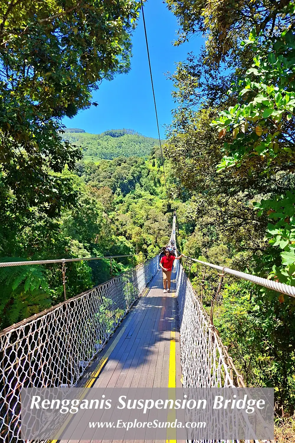 Step onto Rengganis Suspension Bridge and take in the breathtaking landscape and an exhilarating sway beneath your feet.