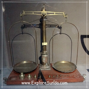 Postal equipments at Indonesia Postal Museum, Bandung.