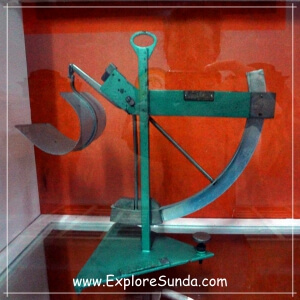 Postal equipments at Indonesia Postal Museum, Bandung.