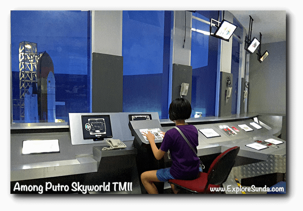 A replica of control room in Among Putro Skyworld, TMII