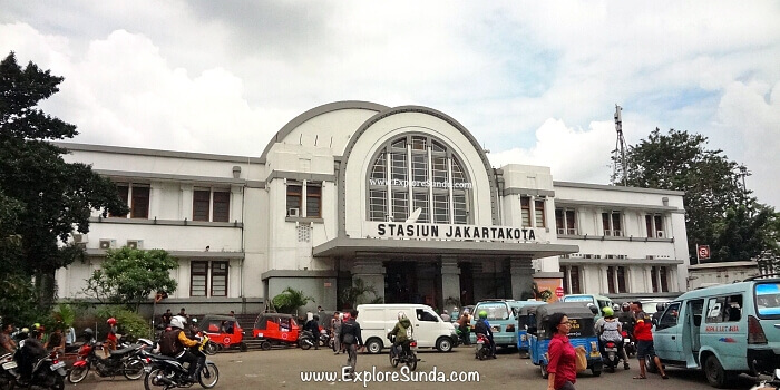 Jakarta Kota Train Station, popularly known as Beos train station.
