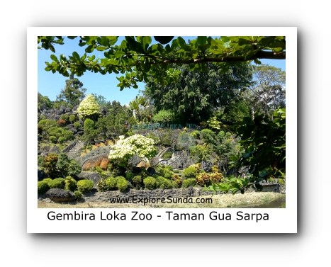 Gua Sarpa Garden at Gembira Loka Zoo