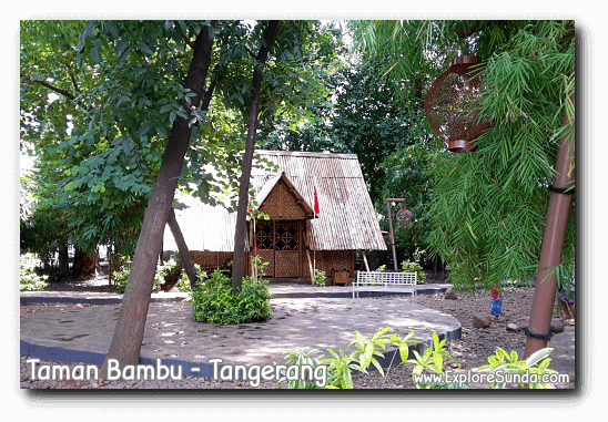 A bamboo house in Bamboo garden - Tangerang.