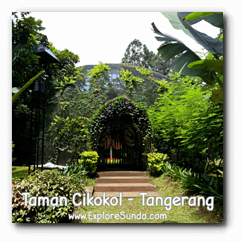 The butterfly garden in Cikokol Garden, Tangerang