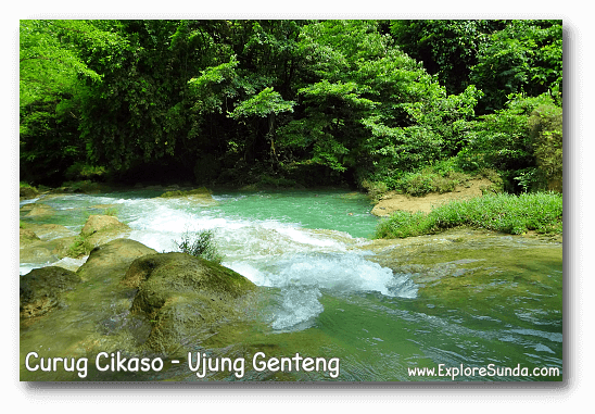 The beautiful riverbank on the way to Cikaso waterfall - Ujung Genteng. The beautiful riverbank on the way to Cikaso waterfall - Ujung Genteng.