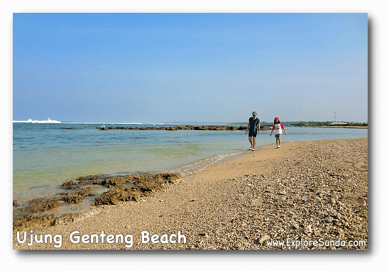 Ujung Genteng beach in the south west corner of West Java. Ujung Genteng beach in the south west corner of West Java.