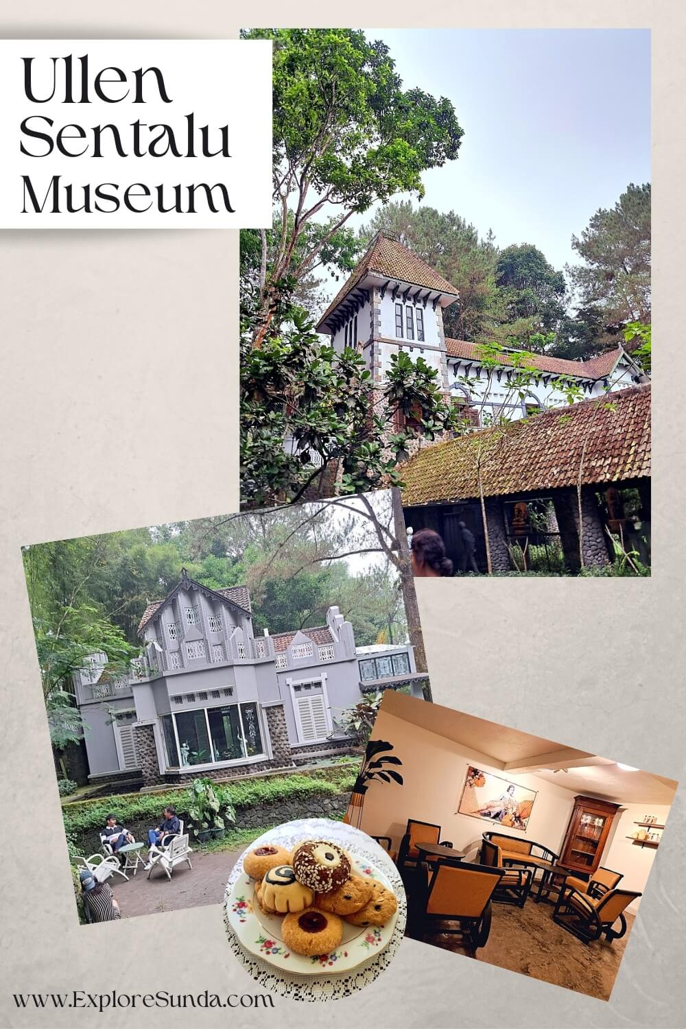 Visit Ullen Sentalu Museum in Kaliurang Yogyakarta, an extraordinary museum on Javanese history, art, and culture, neatly packaged in a modern setting. | #ExploreSunda #UllenSentaluMuseum #Yogyakarta