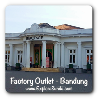 Shopping in Factory Outlets in Bandung Indonesia.