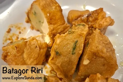 Batagor (Baso Tahu Goreng), a specialty food from Bandung.