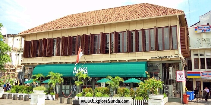 Batavia Cafe, a legendary cafe at Kota Tua Jakarta.