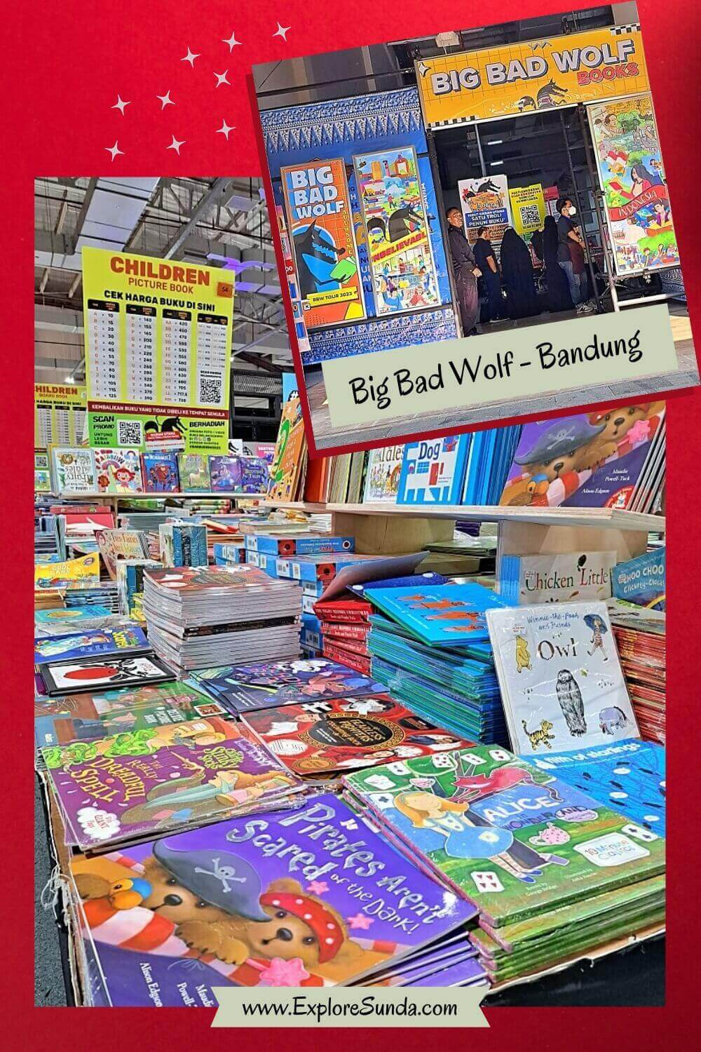 Book Hunting at Big Bad Wolf book sale | The biggest book sale in Bandung | #ExploreSunda #BigBadWolfBookSale #Bandung
