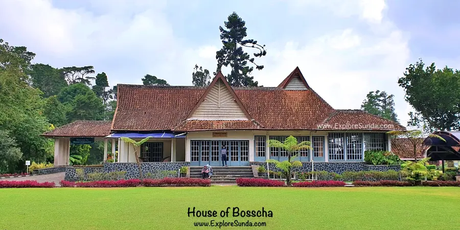Bosscha's colonial-era home in the heart of the Malabar Tea Plantation.