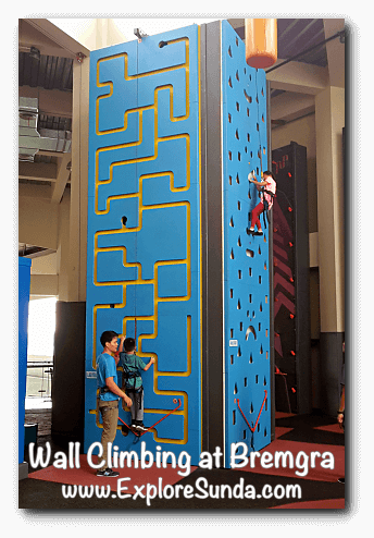 Climbing the Smiley Fun Wall at Bremgra, South Tangerang