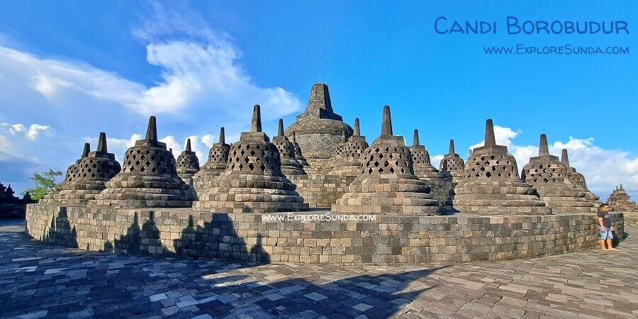 The Arupadhatu zone of Candi Borobudur consists of 72 stupas.