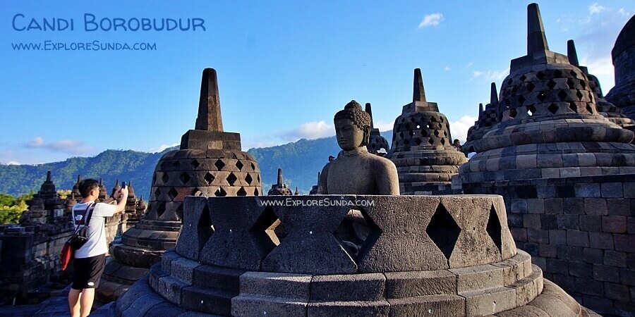 Explore Candi Borobudur by joining an hour-long guided tour to climb the temple, in which you will be amazed by the sight of hundreds of Buddha statues in meditating poses, intricate reliefs lining the corridors, and the stunning view from the top of the temple.