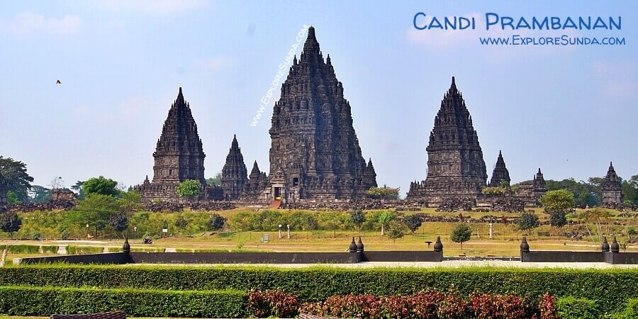 The view of Prambanan Temple from Rama Shinta Garden Restaurant. The view of Prambanan Temple from Rama Shinta Garden Restaurant.