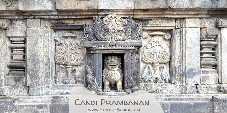 The Prambanan Panel: a lion in an alcove, flanked by two Kalpataru (Kalpavriksha, the wish-fulfilling sacred trees), which are flanked by a pair of animals on each side. The Prambanan Panel: a lion in an alcove, flanked by two Kalpataru (Kalpavriksha, the wish-fulfilling sacred trees), which are flanked by a pair of animals on each side.