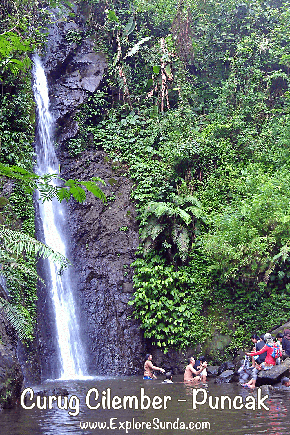 Explore Curug Cilember in Puncak Pass, Bogor regency. A bit hiking in a forest to find seven waterfalls and a butterfly garden :) | #ExploreSunda #CurugCilember #PuncakPass