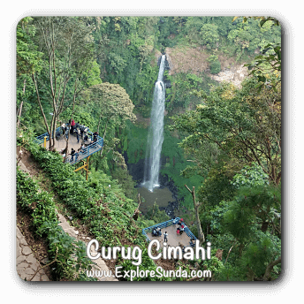 Curug Cimahi (Cimahi Waterfall) near Lembang