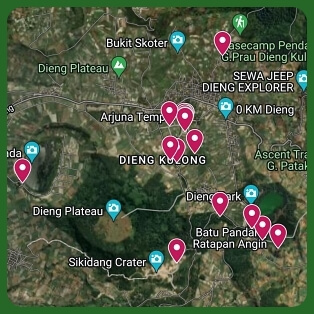 Tap/click the google map to get directions to Dieng Plateau.