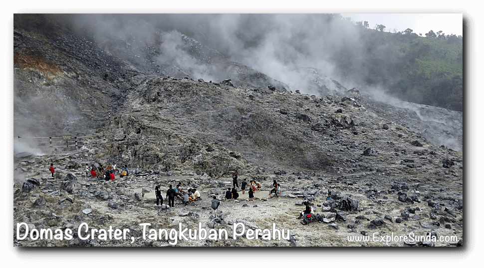 Domas Crater, Tangkuban Perahu - Cikole, Lembang