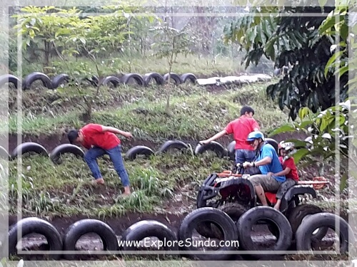 ATV ride at Dusun Bambu,  Cisarua - Lembang