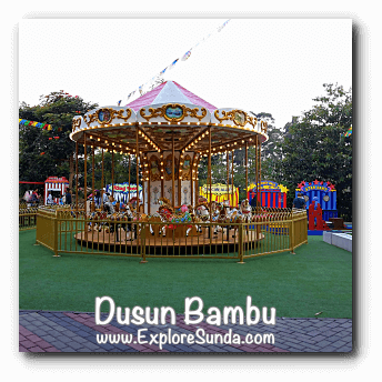 The carousel at Dusun Bambu, Lembang.