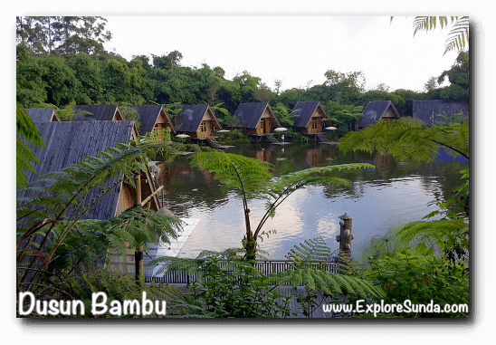 Saung Purbasari, one of the restaurants in Dusun Bambu,  Cisarua - Lembang