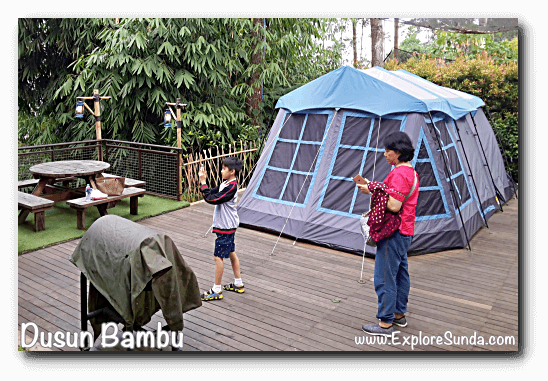 Glamping (glamour camping) at Dusun Bambu,  Cisarua - Lembang