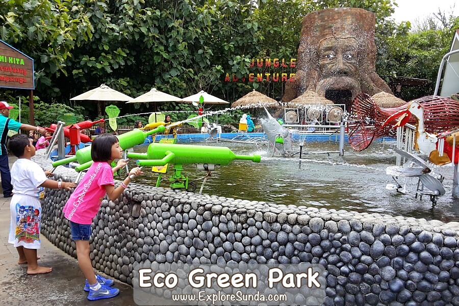 Explore Eco Green Park in Batu, East Java. Have fun family vacation surrounded by colorful and exotic birds, while learning ecology and green living.
