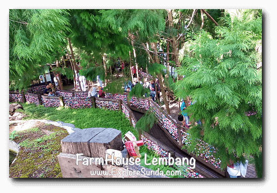 Millions of padlocks to express your love in FarmHouse Lembang Millions of padlocks to express your love in FarmHouse Lembang