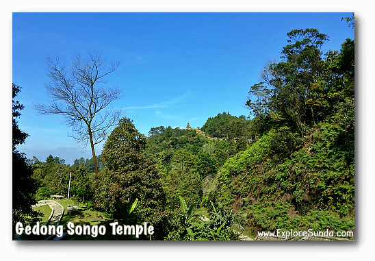 The ninth temple of Candi Gedong Songo at the top of the mountain. Do you see it? The ninth temple of Candi Gedong Songo at the top of the mountain. Do you see it?