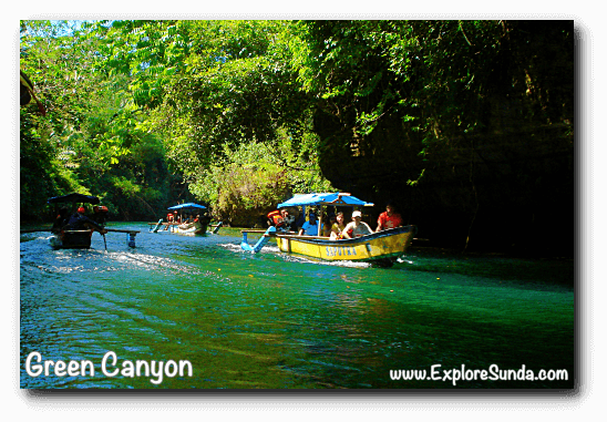Sail along Cijulang river, Green Canyon - Pangandaran Sail along Cijulang river, Green Canyon - Pangandaran
