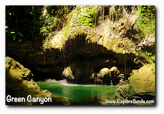 The beauty of Green Canyon, Pangandaran The beauty of Green Canyon, Pangandaran