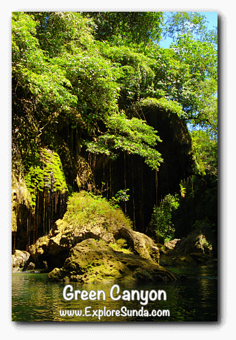 The beauty of Green Canyon, Pangandaran The beauty of Green Canyon, Pangandaran