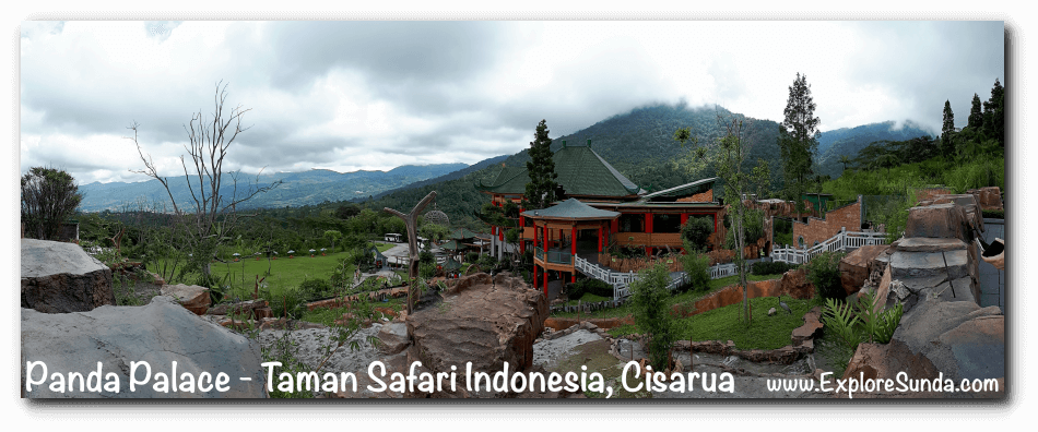 Istana Panda (Panda Palace) at Taman Safari Indonesia Cisarua Bogor.