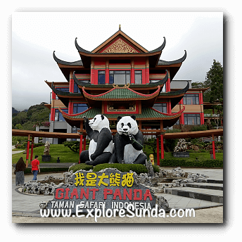 Istana Panda (Panda Palace) at Taman Safari Indonesia Cisarua Bogor.
